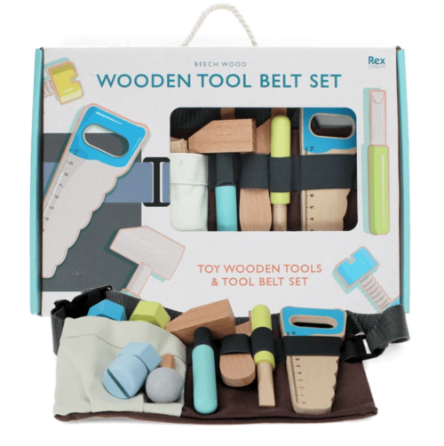 Wooden Tool Belt Set